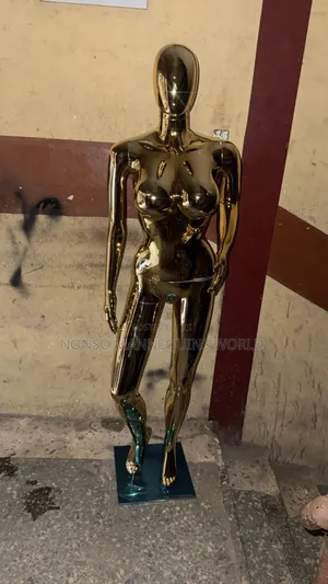 Champagne Gold Size 12 Gold Chrome Female Mannequin