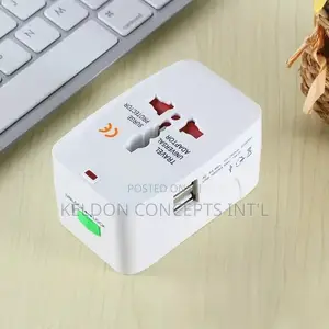 Travel Adapter With 2 Usb Port Moq:50pcs