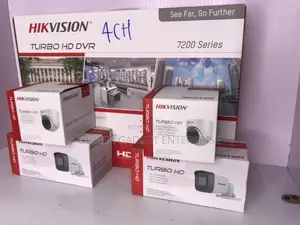 Hikvision 4 Channel DVR + 4 Cameras