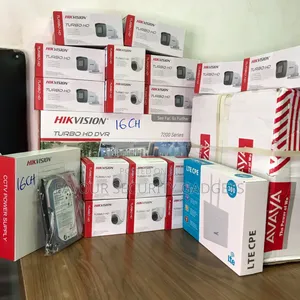 Hikvision 16 Channel Complete Kit With 300m Cable and Router