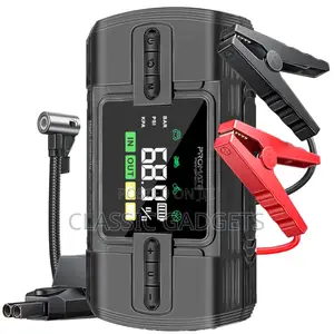 Promate 4in1 Car Jump Starter With Air Compressor 12000mah