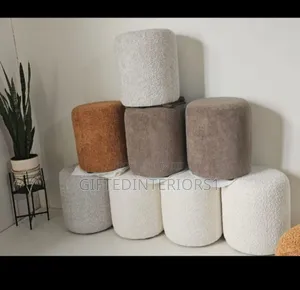 Round Pouf Available