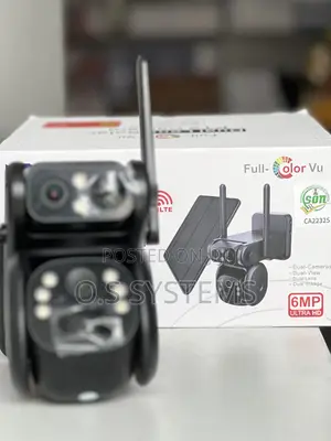 Ultra Hd Dual-Camera Solar PTZ Security Camera