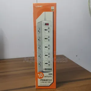 Ldnio Sc10610 Power Strip (10 Outlets)