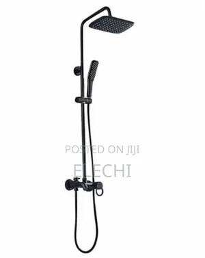 Black Standing Shower
