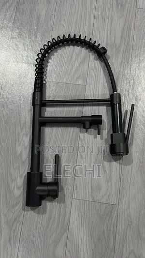 Big Kitchen Sink Mixer Tap Black
