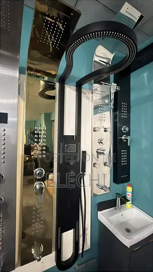 Luxury Power Shower Black