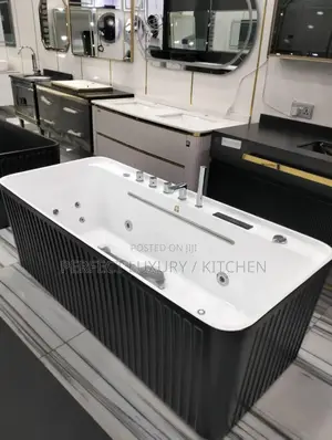 Free Stand Acrylic Jacuzzi Bathtub Matt+White