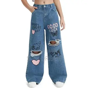 Girl Jeans Kids Blue Jeans