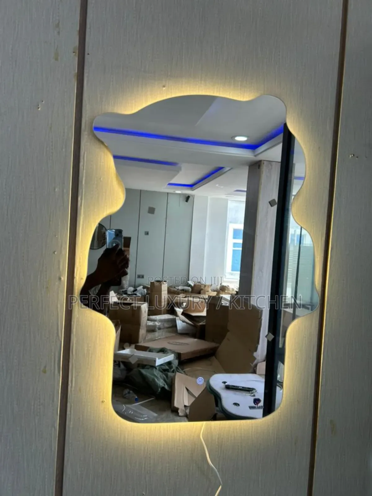 Teddy Bear 3 Color Led Mirror
