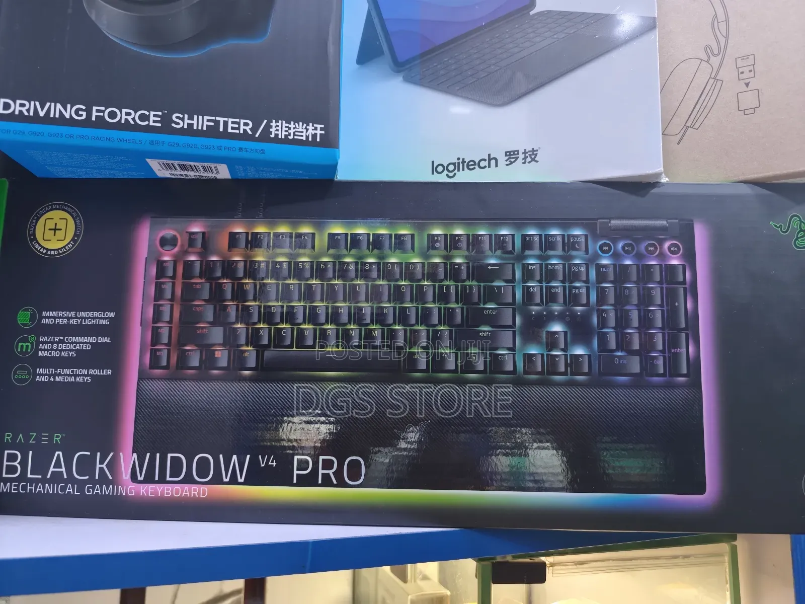 Razer Blackwidow V4 Pro Wired Mechanical Gaming Keyboard 