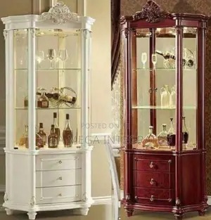 Bar Stand With Drawers and Racks