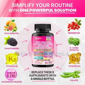High Grade Quality 16-in-1 Myo-Inositol Blend Capsule (90 Capsules)