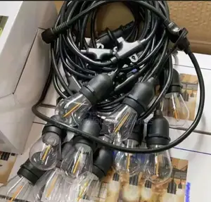 Complete Set Rope Lamp Holder and Filament Bulb
