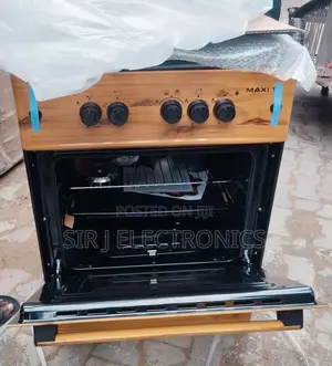 Original Maxi Wooden(3 Gas,1electric) Gas Cooker & Oven