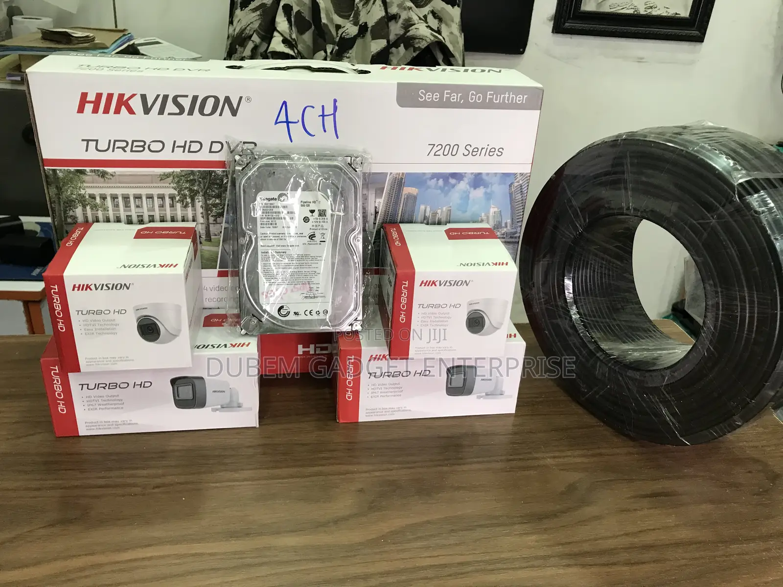 Hikvision 4 Channel Camera Kit