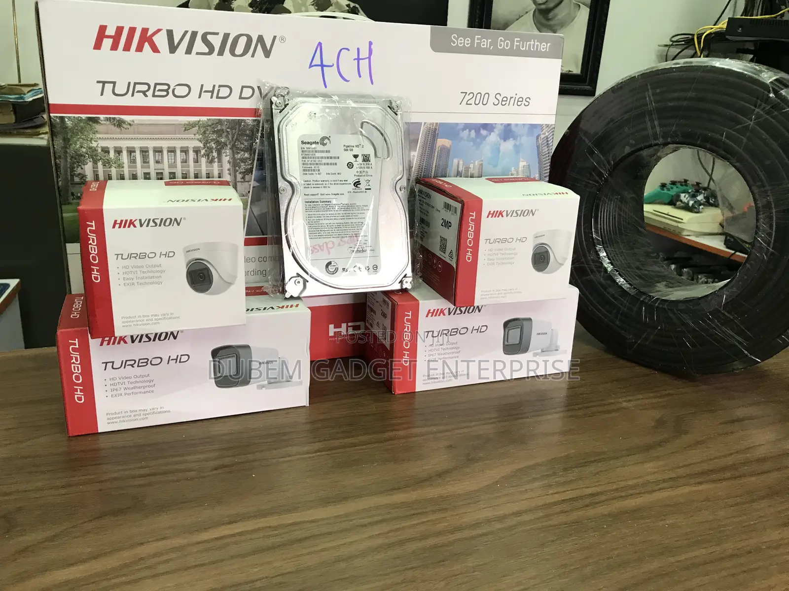 Hikvision 4 Channel Camera Kit