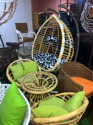 Rattan 2 Chairs and a Table