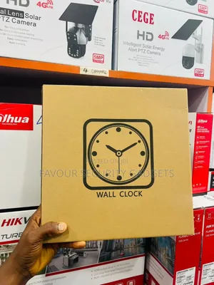 Wifi Spy Wall Clock Camera