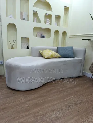 Semi Curve 3 Seater Sofa (With Quality Fabric)
