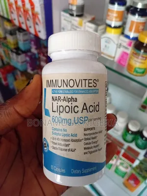Immunovites Nar-Alpha Lipoic Acid 600mg X60 Caps