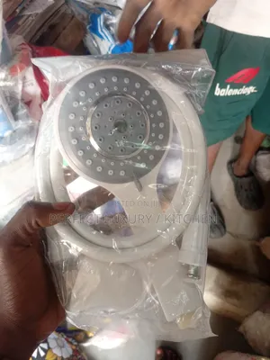 White Telephone Shower ( Cable Head)