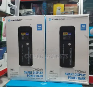 Powerology 27000mah Power Bank Smart Led Display Power Bank