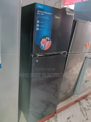 Midea 216l Refrigerator Black (Hs216)