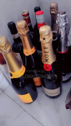 Various Brands of Alcoholic Drinks for Sale