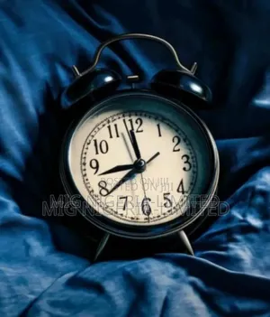 Twin Bell Quartz Analog Alarm Clock, Modern Vintage Design