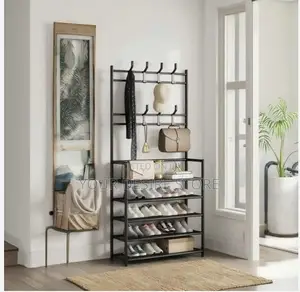 Cloth Hanger With Shoe Rack