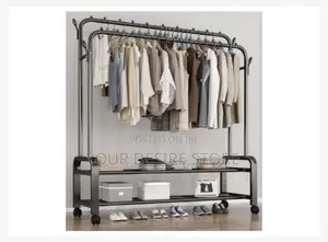 Double Pole Heavy Duty Metal Clothes