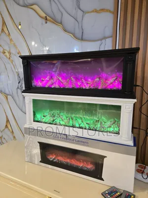 Multicolour Led Fireplace Decor (60x20cm)