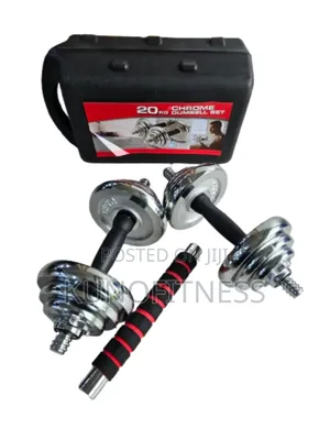 20kg Adjustable Dumbbell Set With Bar Extension