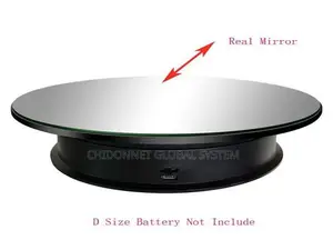 360° Rotating Electric/Battery Mirror Display Turntable