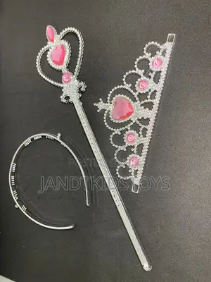 3-Piece Crown and Wand Set