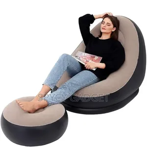 2-in-1 Sofa Lounge Bed Set Recliner With Air Pump