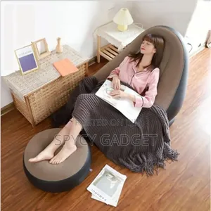 2-in-1 Sofa Lounge Bed Set Recliner With Air Pump