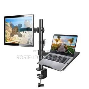Dual Gas Spring Monitor Stand / Laptop Stand