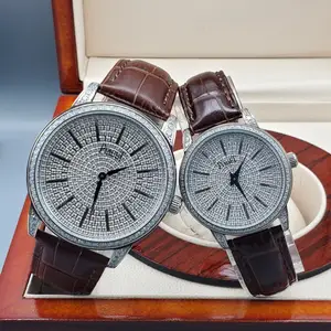 Piaget Full Stone Male Female Leather Watch