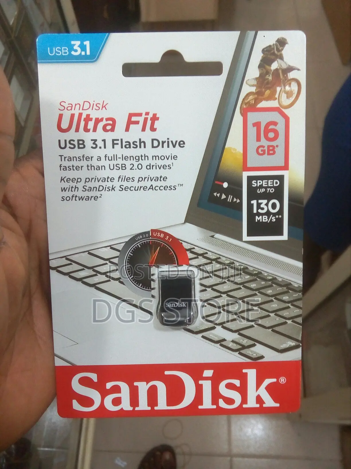 Sandisk Ultra Fit USB 3.1 Flash Drive