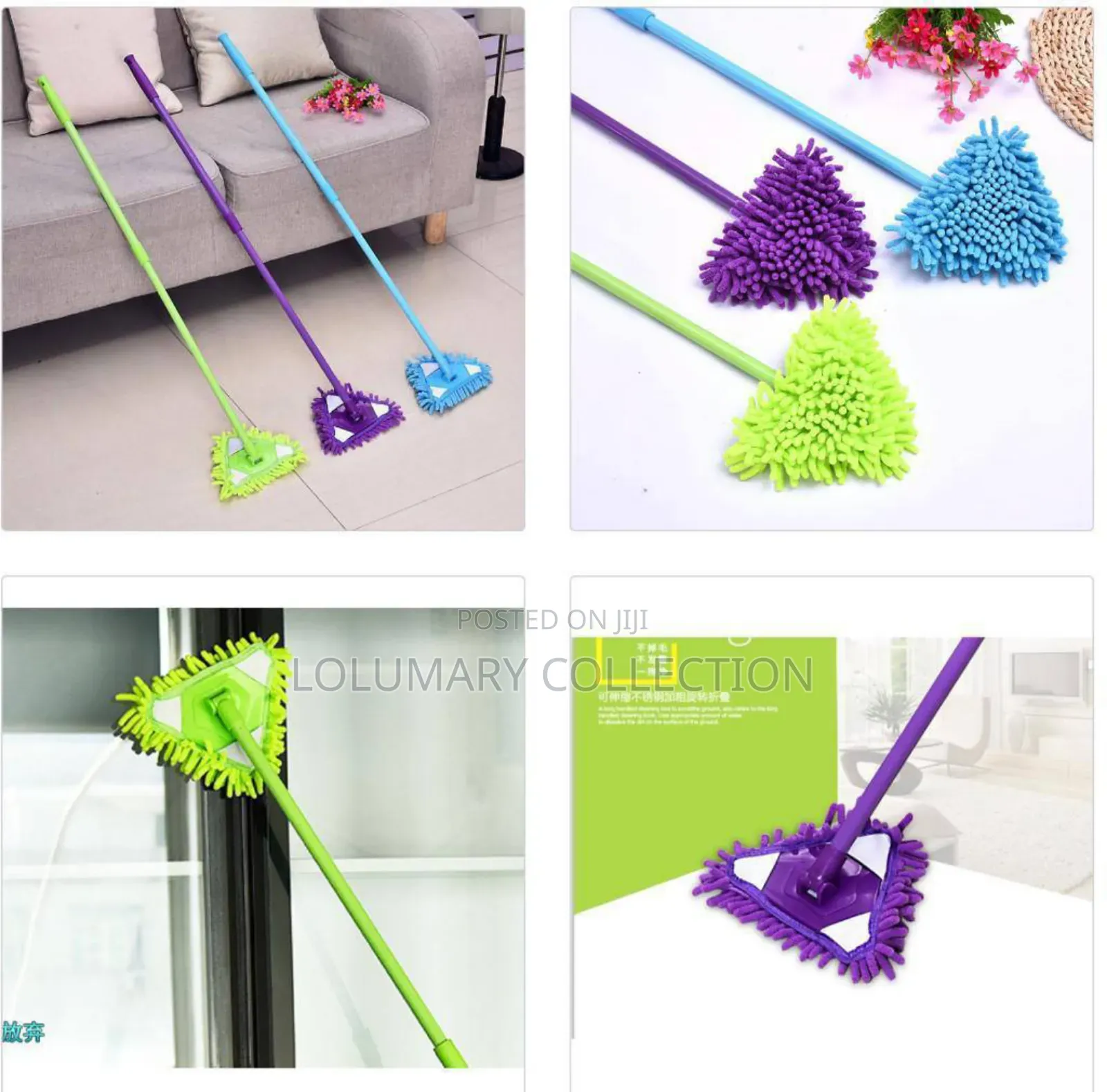 Adjustable Wall Cleaning Mop | Extendable Microfiber Dust Mop