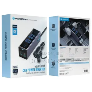 Powerology Pwc044 Car Power Inverter X2 Ac Socket Charger