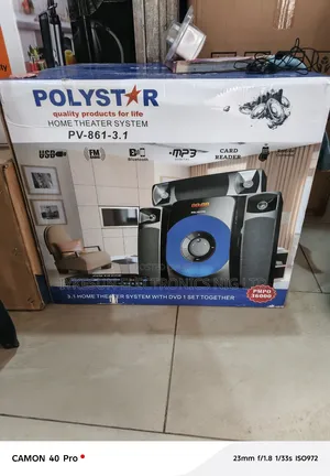 Original Polyster Powerful Home Theater 3600watts Bluetooth