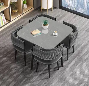Marble Top Dining Set of 4 Seaters