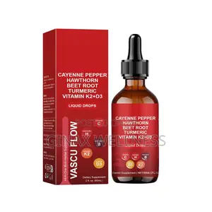 Vascu Flow Cayenne Pepper Liquid Drops With Hawthorn