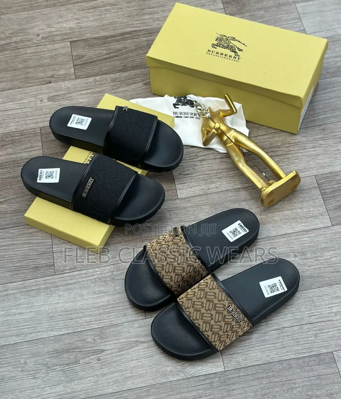 Men Burberry Slide
