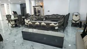 Turkish Royal Sofa With Tv Consoles, Center Table / Mirror