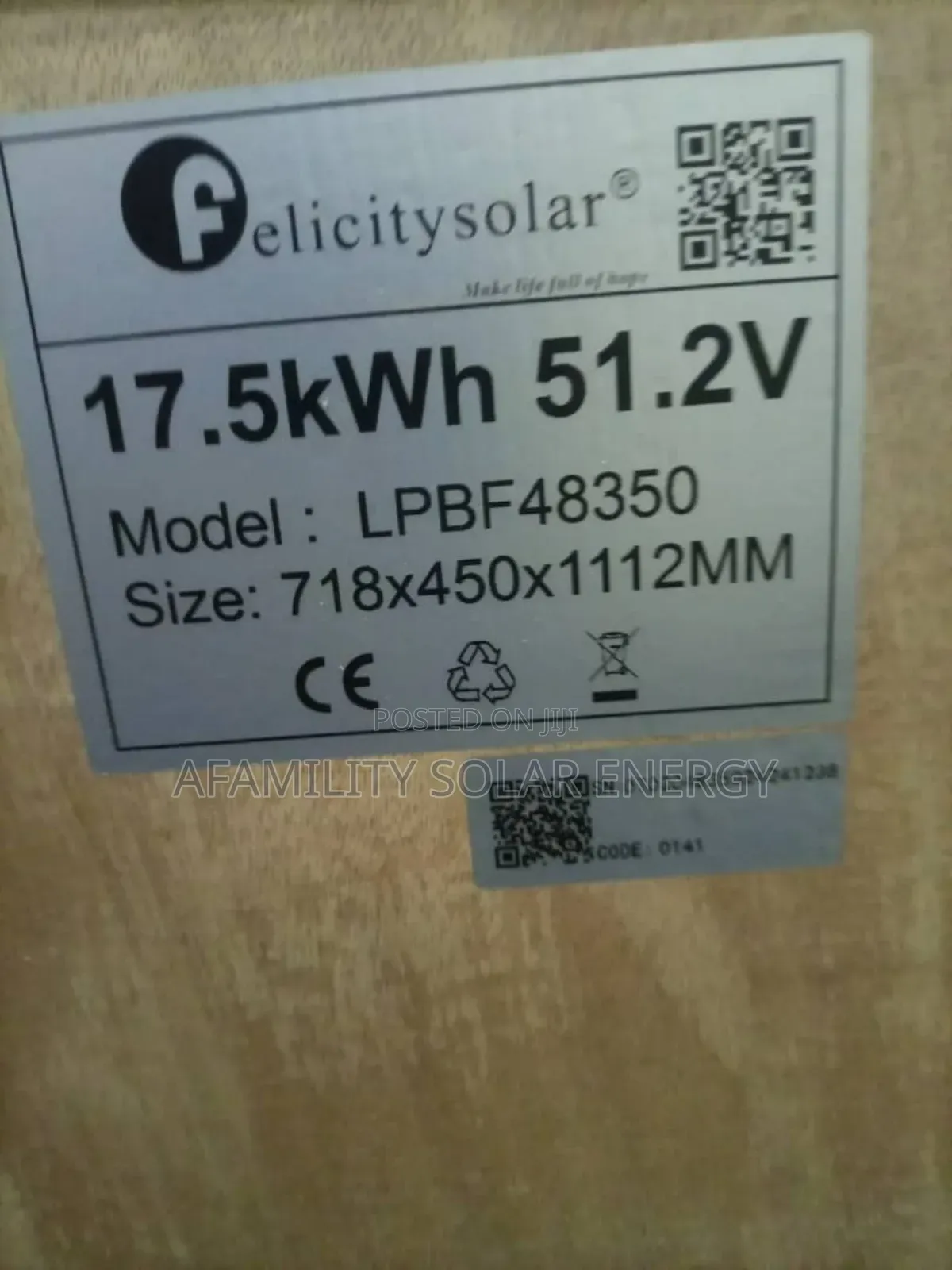 Felicity Lithium Battery