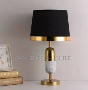 Luxury Executive Table Bedside Lamp Black 30cm